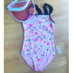 Playful Floral 1pc Swimsuit